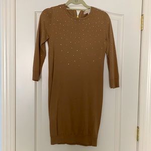 Michael kors Embellished knit sweater dress